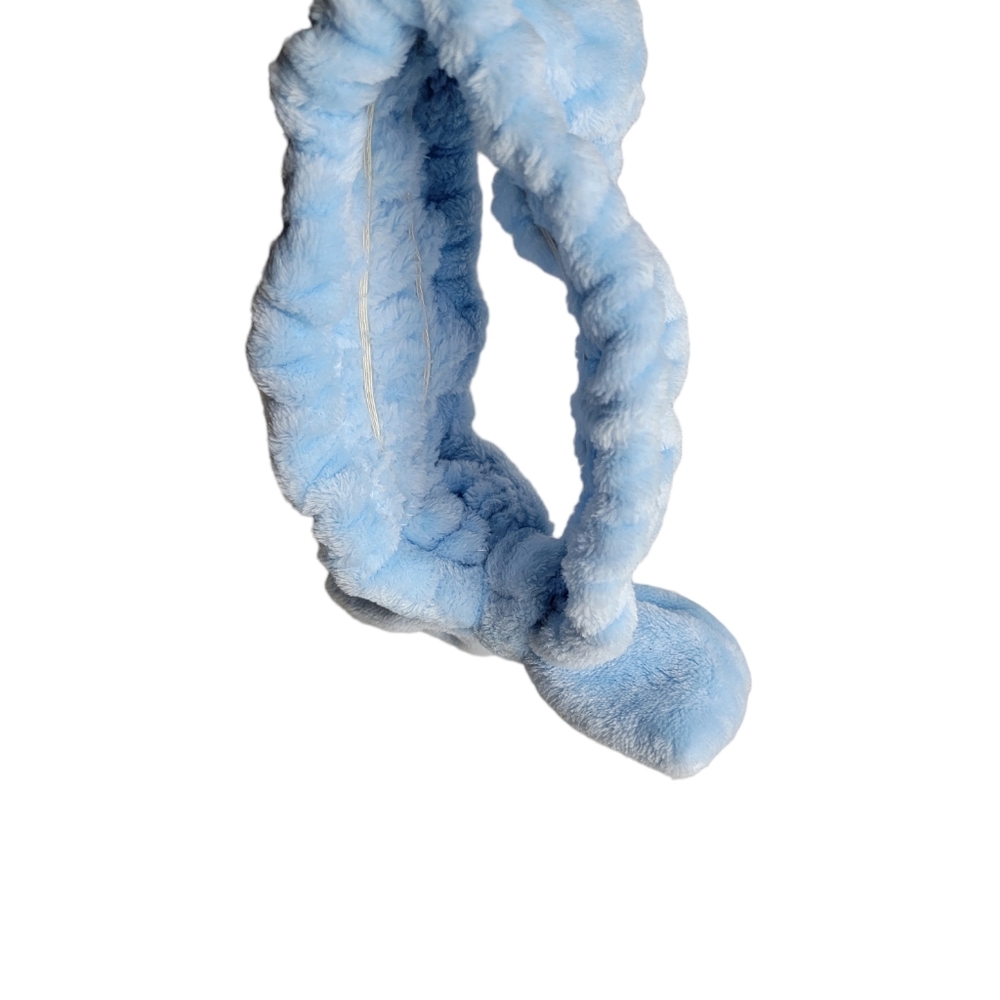 'P25760 Blue Sps Headband With a Bow on Front  or Side